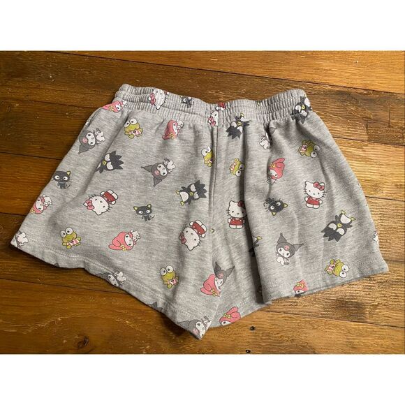 Hello Kitty and Friends Sanrio Small grey lounge sleep shorts - Picture 4 of 5